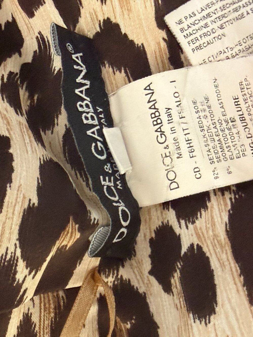 Elegant RARE Dolce & Gabbana Vintage Sleeveless Silk Floral dress - Size EU40. - Picture 3 of 5